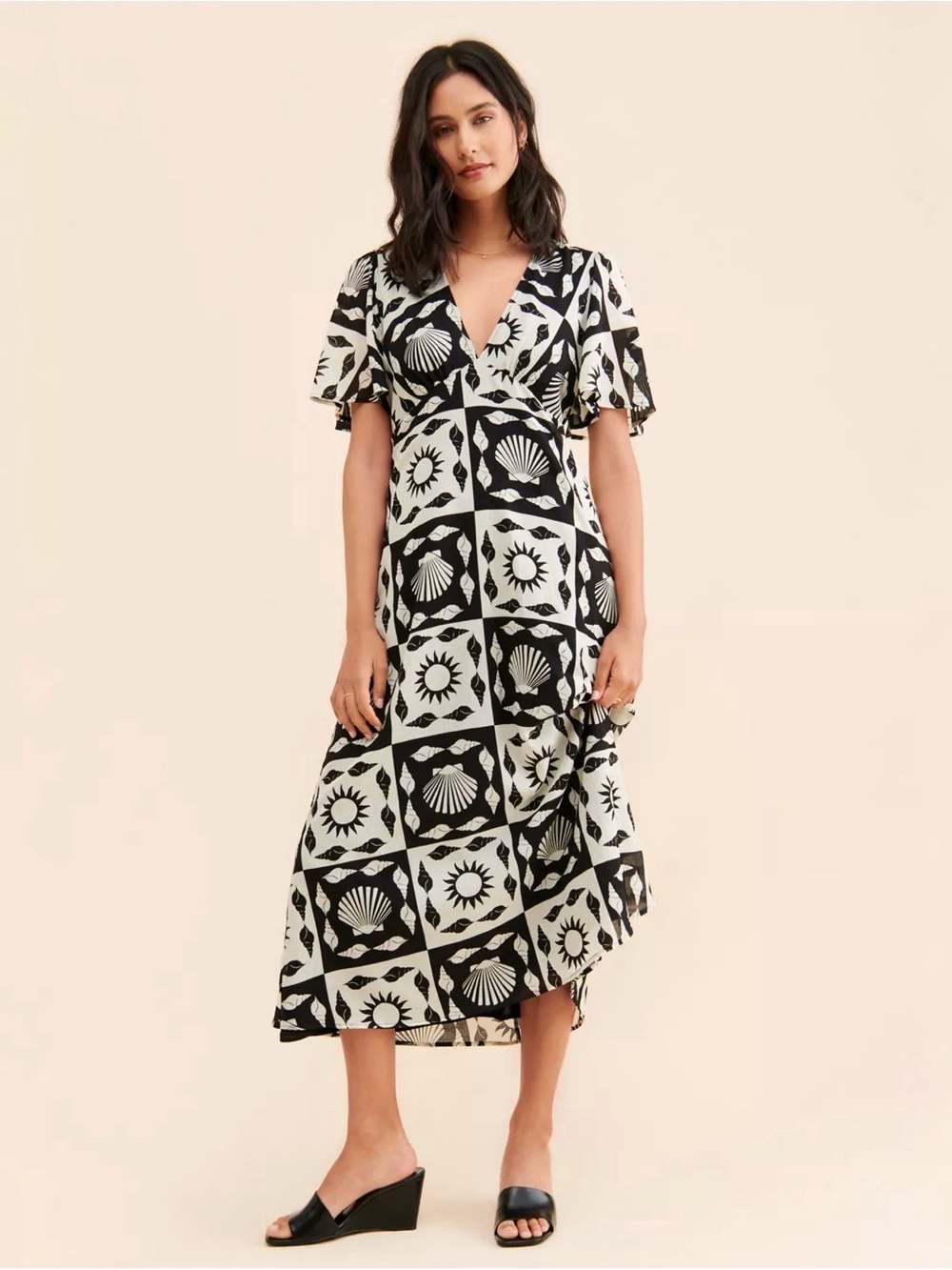 Lisa Says Gah Grace Midi Dress - XL